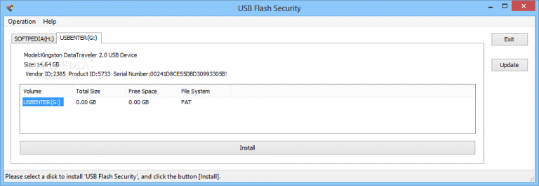 Usb flash security удалил данные как восстановить