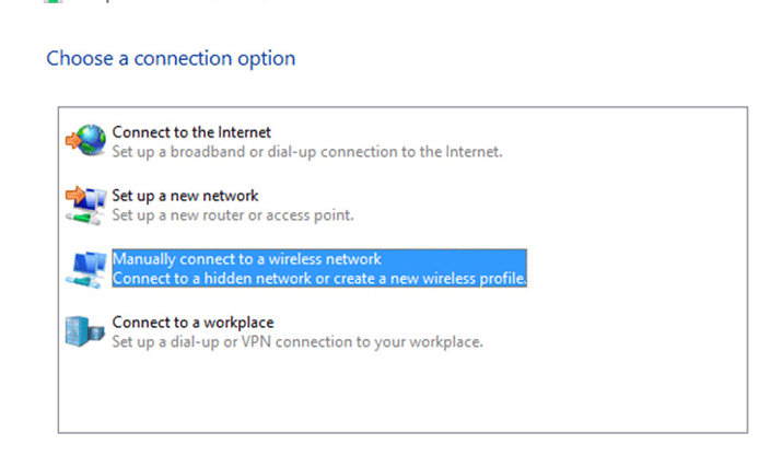 cant connect to this network but can connect to others